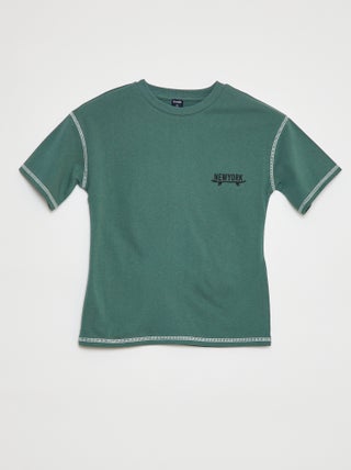 T-shirt a maniche corte con decorazione