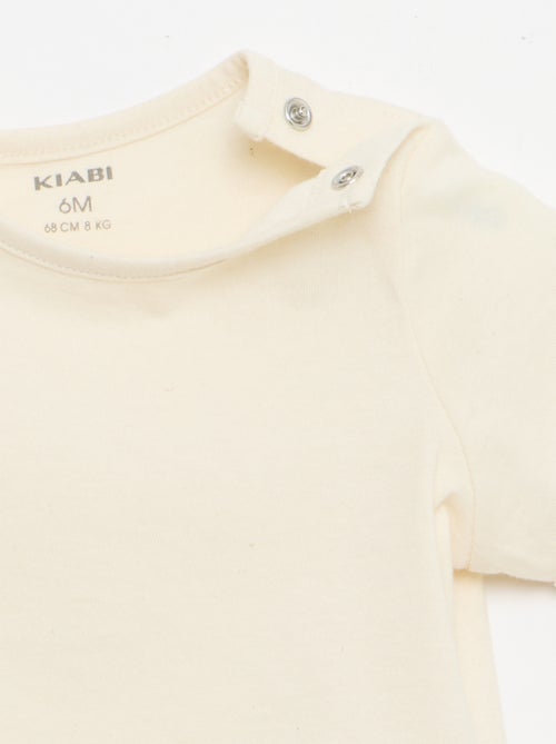 T-shirt a maniche corte con dettagli all'uncinetto - Kiabi