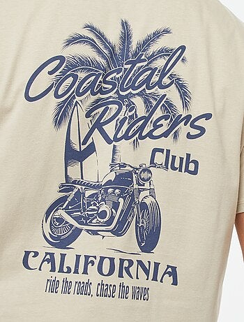 T-shirt a maniche corte con motivo