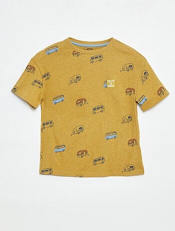 T-shirt a maniche corte con motivo