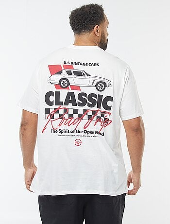 T-shirt a maniche corte con motivo