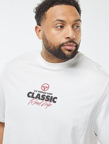 T-shirt a maniche corte con motivo