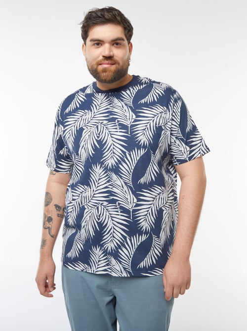 T-shirt a maniche corte con motivo - Kiabi