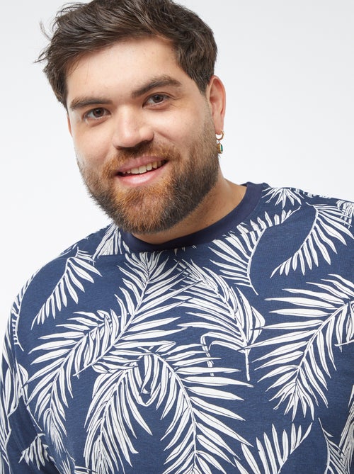 T-shirt a maniche corte con motivo - Kiabi