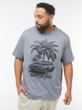T-shirt a maniche corte con motivo