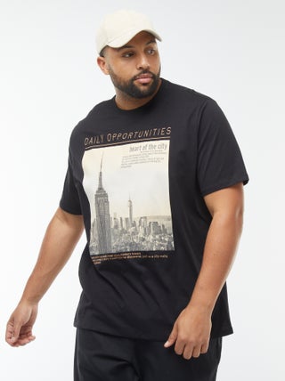 T-shirt a maniche corte con motivo