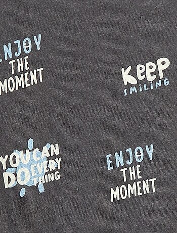 T-shirt a maniche corte con motivo