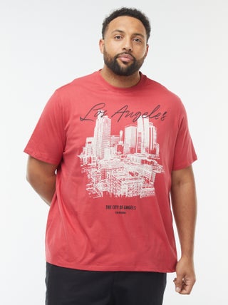 T-shirt a maniche corte con motivo