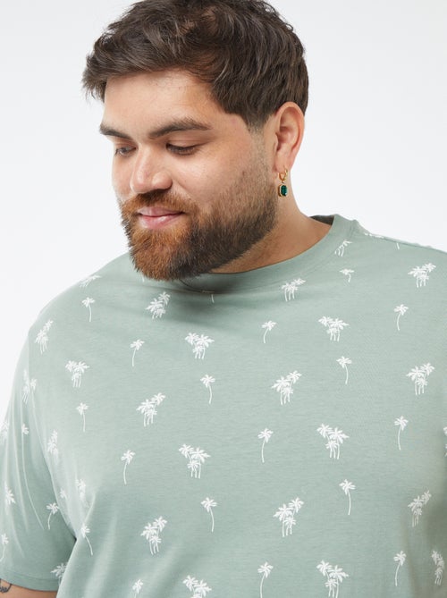 T-shirt a maniche corte con motivo - Kiabi