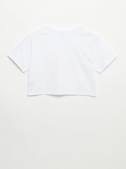 T-shirt a maniche corte con ricami - Kiabi T-shirt a maniche corte con ricami - Kiabi