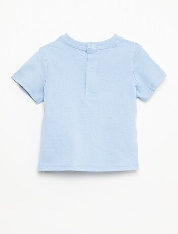 T-shirt a maniche corte con ricami