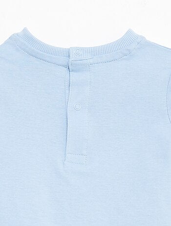 T-shirt a maniche corte con ricami