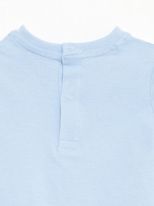 T-shirt a maniche corte con ricami - Kiabi