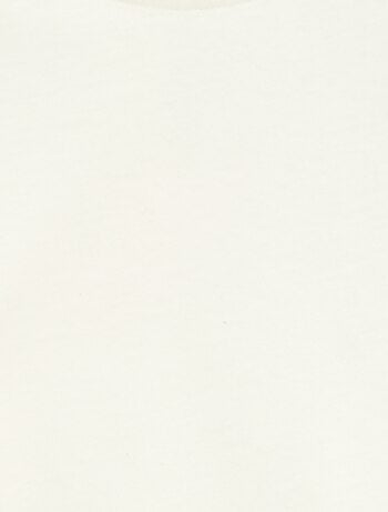 T-shirt a maniche corte con ricami inglesi