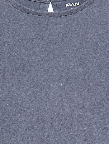 T-shirt a maniche corte con ricami inglesi