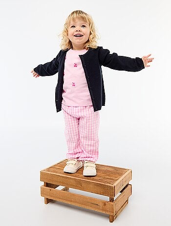 T-shirt a maniche corte con ricami