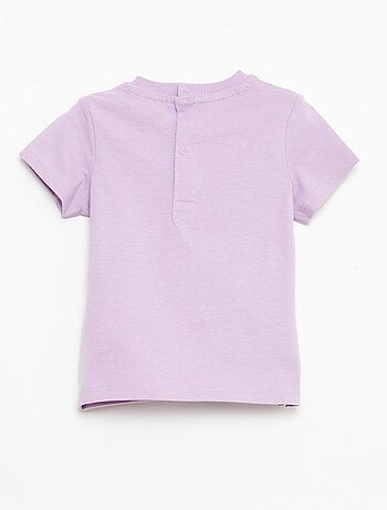 T-shirt a maniche corte con ricami