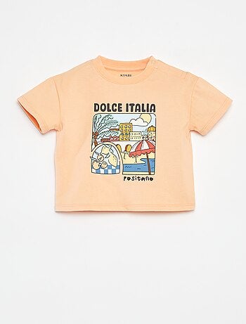 T-shirt a maniche corte con ricamo