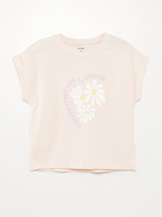 T-shirt a maniche corte con scollo tondo