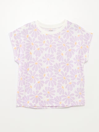 T-shirt a maniche corte con scollo tondo