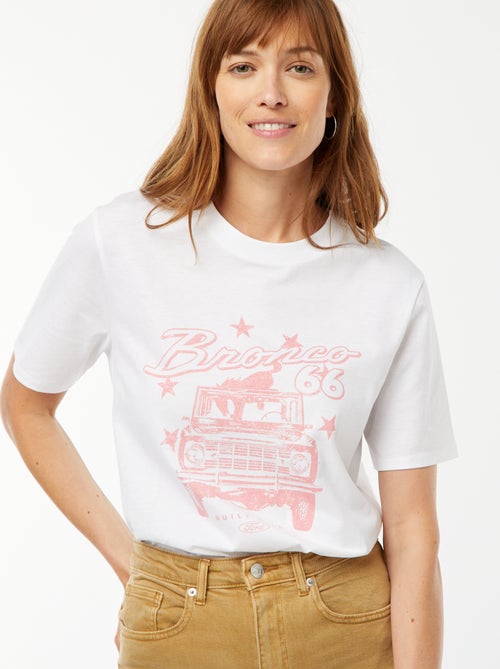 T-shirt a maniche corte con scollo tondo 'Ford' - Kiabi