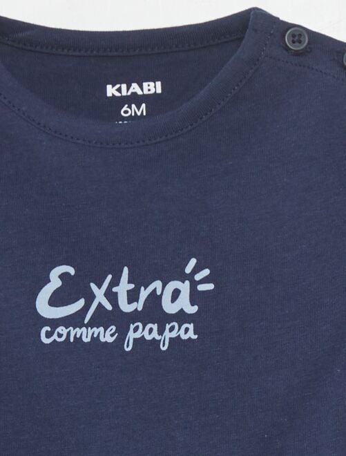 T-shirt a maniche corte con scritta - Kiabi