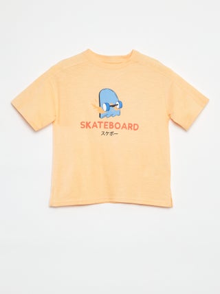 T-shirt a maniche corte con stampa