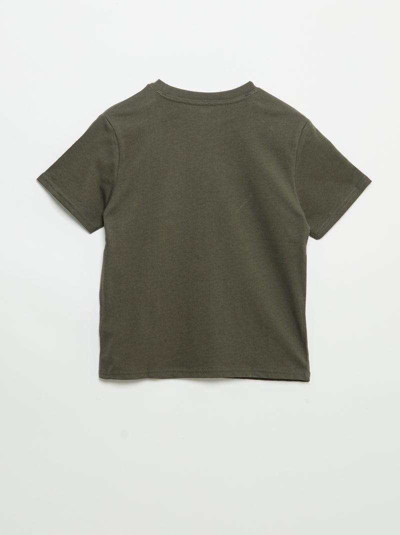 T-shirt a maniche corte con stampa Arancione - Kiabi