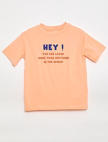 T-shirt a maniche corte con stampa