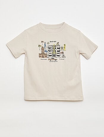T-shirt a maniche corte con stampa