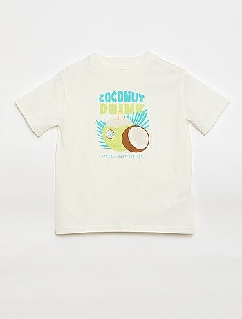 T-shirt a maniche corte con stampa