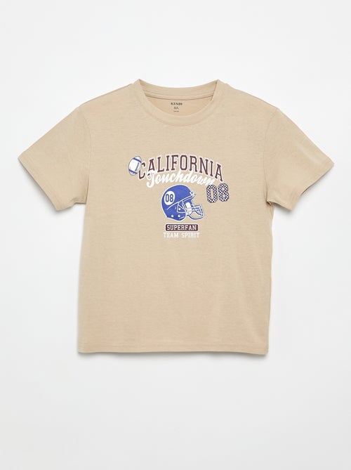 T-shirt a maniche corte con stampa - Kiabi T-shirt a maniche corte con stampa - Kiabi