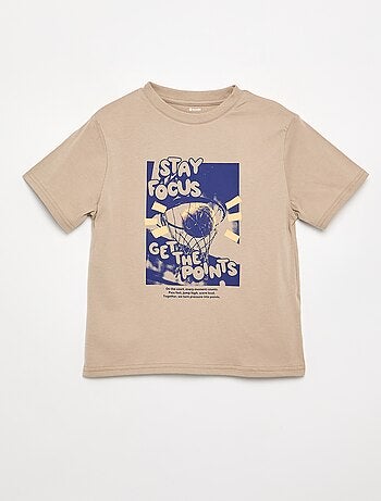 T-shirt a maniche corte con stampa