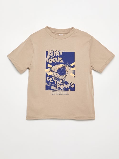 T-shirt a maniche corte con stampa - Kiabi T-shirt a maniche corte con stampa - Kiabi