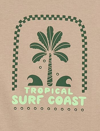 T-shirt a maniche corte con stampa