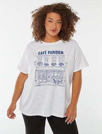 T-shirt a maniche corte con stampa