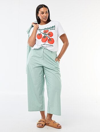 T-shirt a maniche corte con stampa