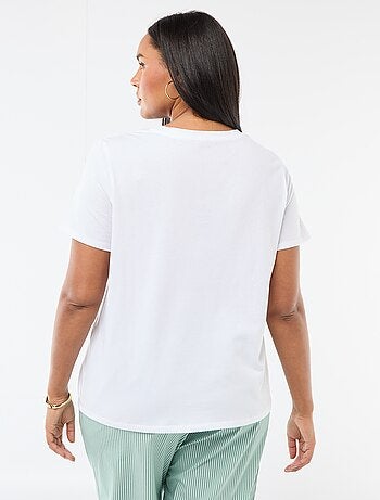 T-shirt a maniche corte con stampa