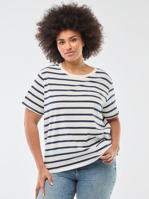 T-shirt a maniche corte con stampa - Kiabi