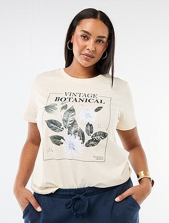 T-shirt a maniche corte con stampa