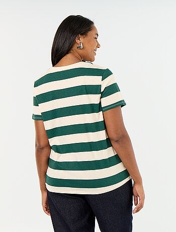 T-shirt a maniche corte con stampa