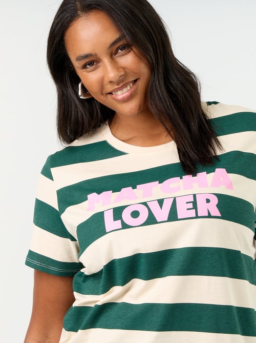 T-shirt a maniche corte con stampa - Kiabi T-shirt a maniche corte con stampa - Kiabi