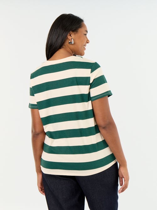 T-shirt a maniche corte con stampa - Kiabi T-shirt a maniche corte con stampa - Kiabi