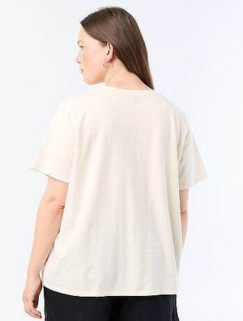 T-shirt a maniche corte con stampa