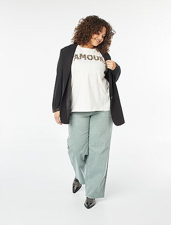 T-shirt a maniche corte con stampa