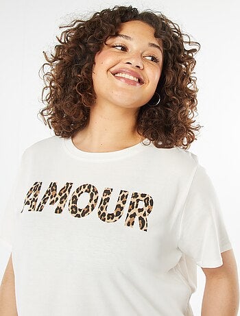 T-shirt a maniche corte con stampa