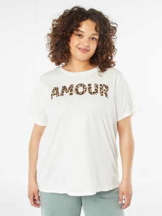 T-shirt a maniche corte con stampa