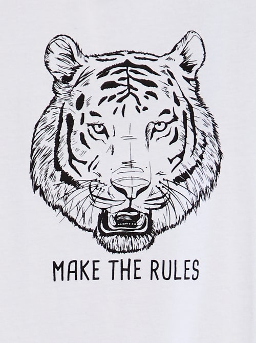 T-shirt a maniche corte con stampa - Kiabi