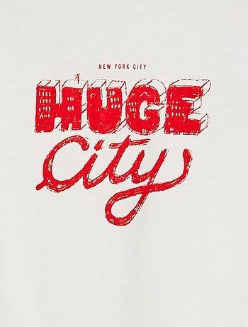 T-shirt a maniche corte con stampa