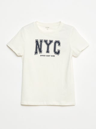 T-shirt a maniche corte con stampa